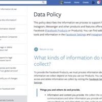 Facebook Data Policy