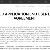 Apple, Inc. Licensed Application End User Licensing Agreement