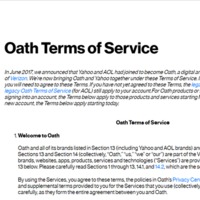 Oath Terms of Service